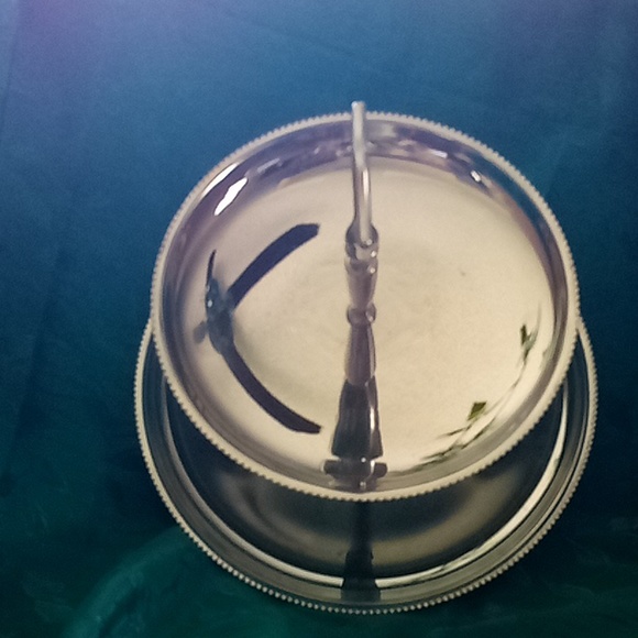 Very nice tiered tray for canapes, cookies, candy, fruit or veggies. - Picture 2 of 5